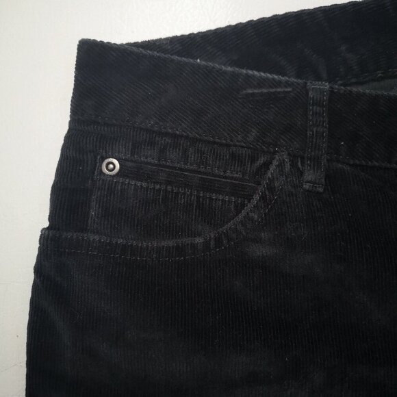 J. Jill Ladies Size 12 Black Stretch Slim Leg Corduroy Pants - Picture 6 of 11